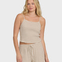 Easy Livin Tank Top - Brown Stone