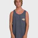 Walled Premium Tank Top - Graystone