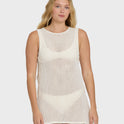 Rising Tides Cover-Up Dress - White Cap