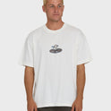 Bad Dog Cherub OG Knit Short Sleeve T-Shirt - Off White
