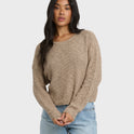 Daze Time Sweater - Oatmeal