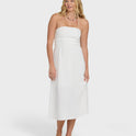 In The Sky Midi Dress - Salt Crystal
