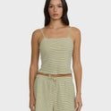 Easy Livin Knit Shorts - Army Green