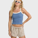 Low Tide Twill Shorts - Cobblestone