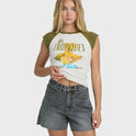 Riley Cut-Off Denim Shorts - Black Water