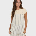 Wild Pursuit Overall Romper - White Cap