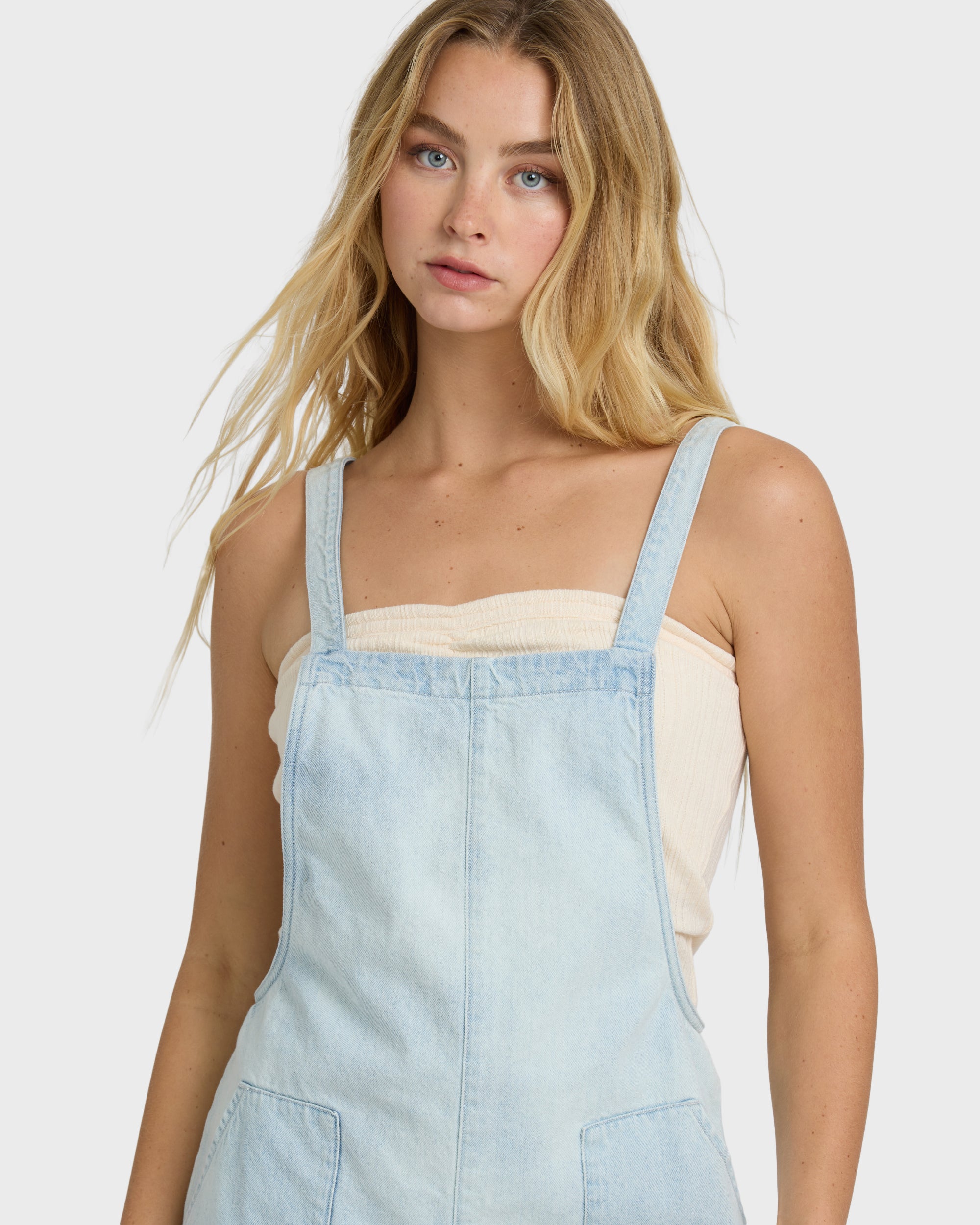 Beach Crush Denim Overalls - Blue Mist | Billabong