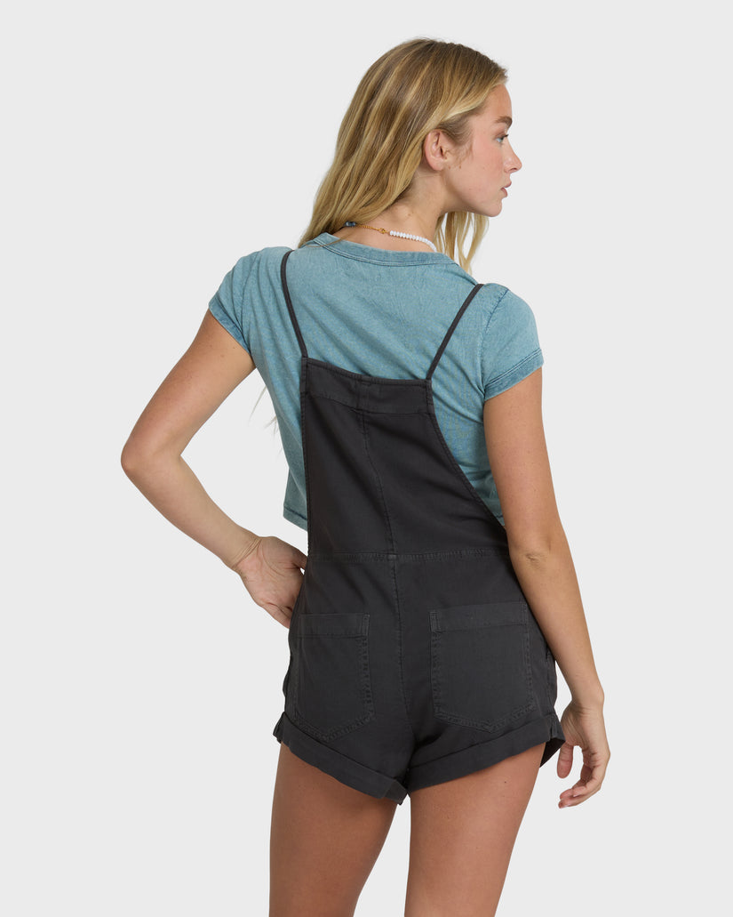 Wild Pursuit Romper - Off Black