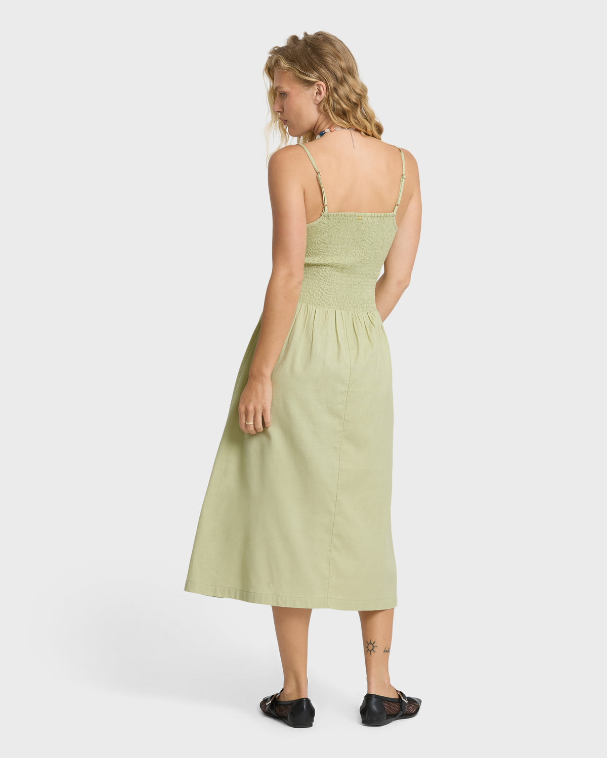 HIDDEN-COVE-MIDI-DRS-SMOKE-GREEN-2