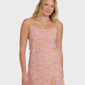 Tidal Crush Mini Dress - Party Pink
