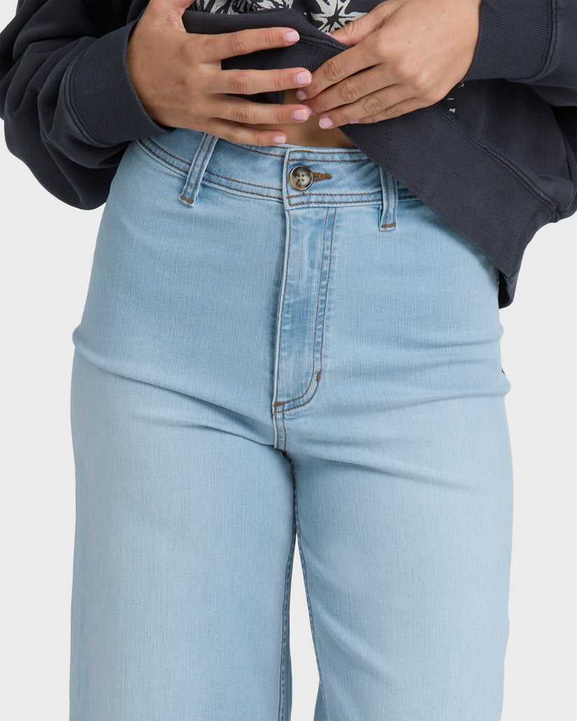 Free Fall Indigo Denim Pants - Surf Spray