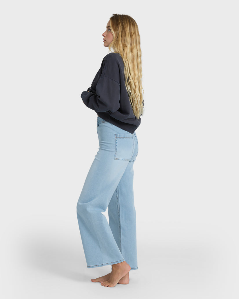 Free Fall Indigo Denim Pants - Surf Spray