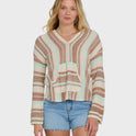 Baja Beach Hooded Sweater - Sugar Almond