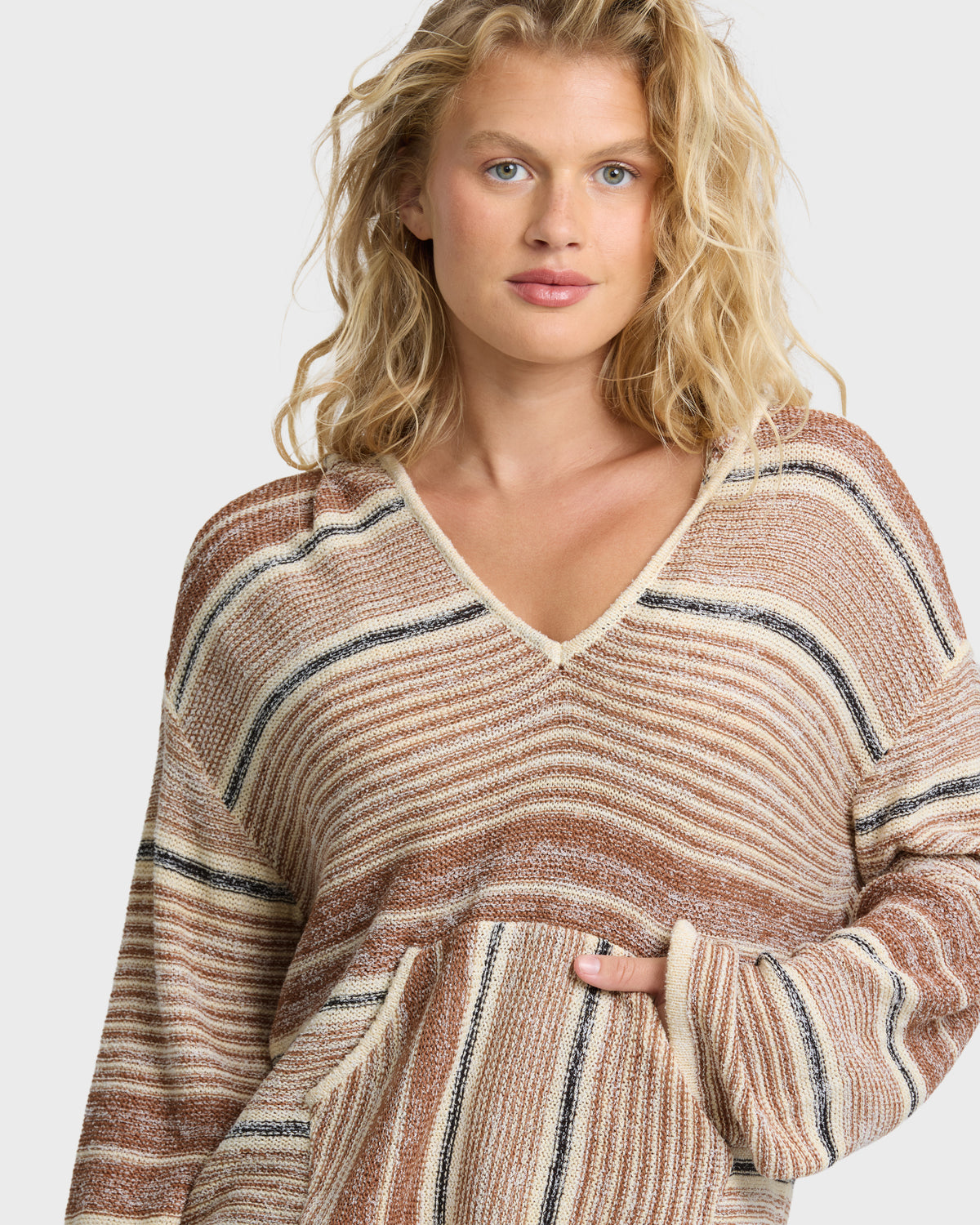 Baja-Beach-Hooded-Sweater-White-/-Brown-5