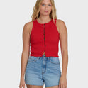 Kelsey Tank Top - Fiesta Red