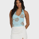 Sunny Sometimes Tank Top - Clearwater