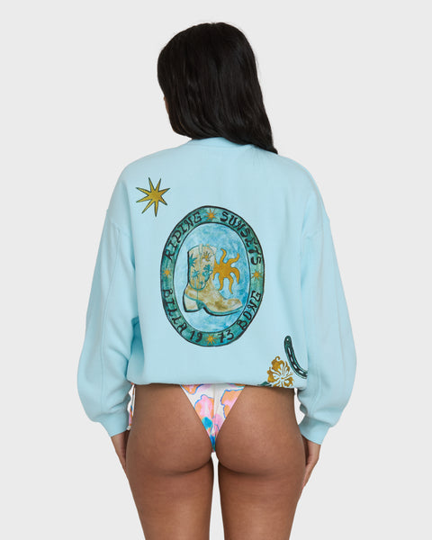 Sunset Rider Kendal Crewneck Sweatshirt - Clearwater | Billabong
