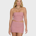 So Micro Mini Skirt - Pink Sunset