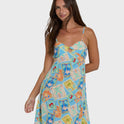 Last Sunset Mini Dress - Dream Blue
