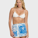 Sea Glow Mini Skirt - True Blue