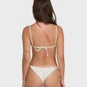 Summer Hi Yd Tie-side Tanga Skimpy Bikini Bottom - Salt Crystal