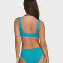 Summer Hi Lowrider Full Bikini Bottoms - Bright Marine
