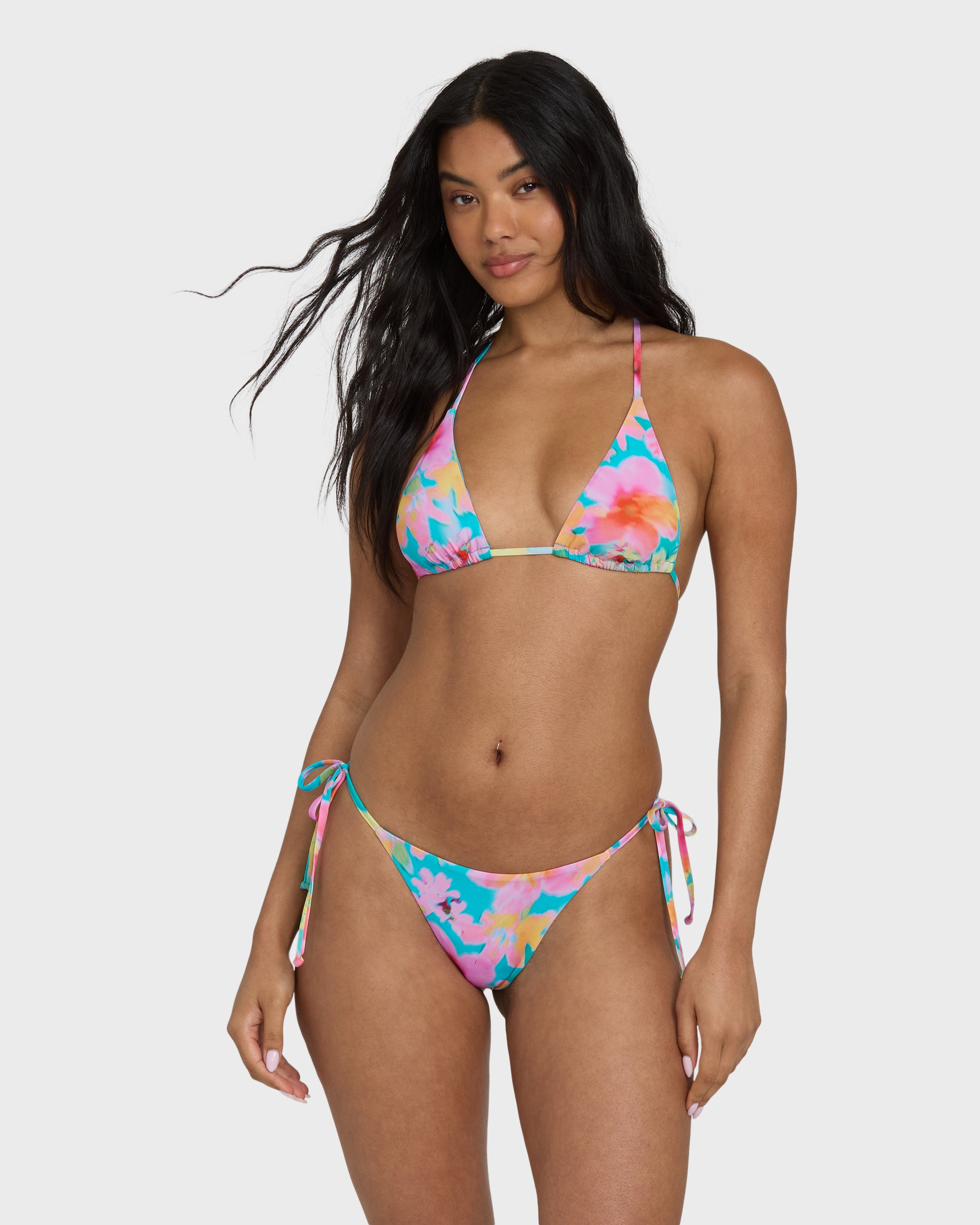 Pipe Dreams Tide Side Maya Bikini Bottoms - Bright Marine | Billabong