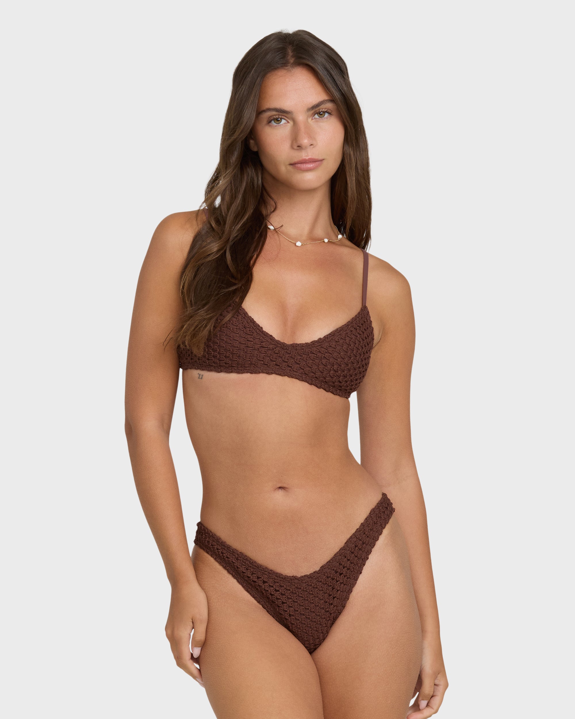 Twisted Tides V Bralette Bikini Top - Espresso | Billabong Twisted Tides V Bralette Bikini Top - Espresso | Billabong