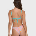 Babe Alert V Hike Reversible Bikini Bottoms - Agave