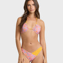 Babe Alert Reversible Drew Bandeau Bikini Top - Agave