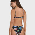 Party Wave Hike Bikini Bottoms - Black Pebble