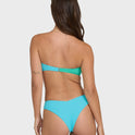 Sunrays V Hike Bikini Bottoms - Ocean Spray