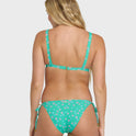 Ship Wrecked Tie-Side Tropic Bikini Bottoms - Green Tropics