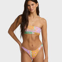 Dreamy Daze Tully Reversible Bandeau Bikini Top - Sweet Lilac
