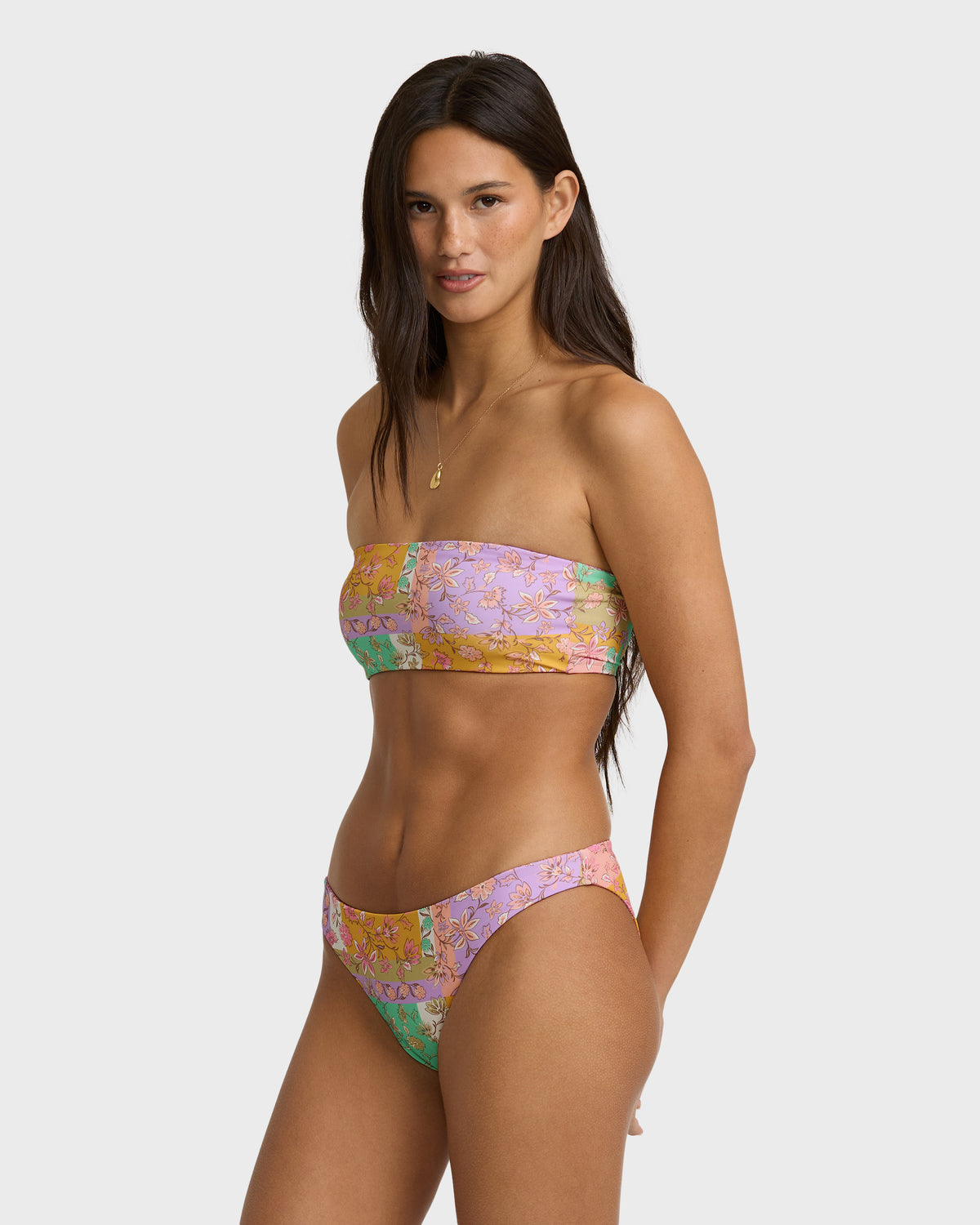Dreamy Daze Tropic Reversible Bikini Bottoms - Sweet Lilac