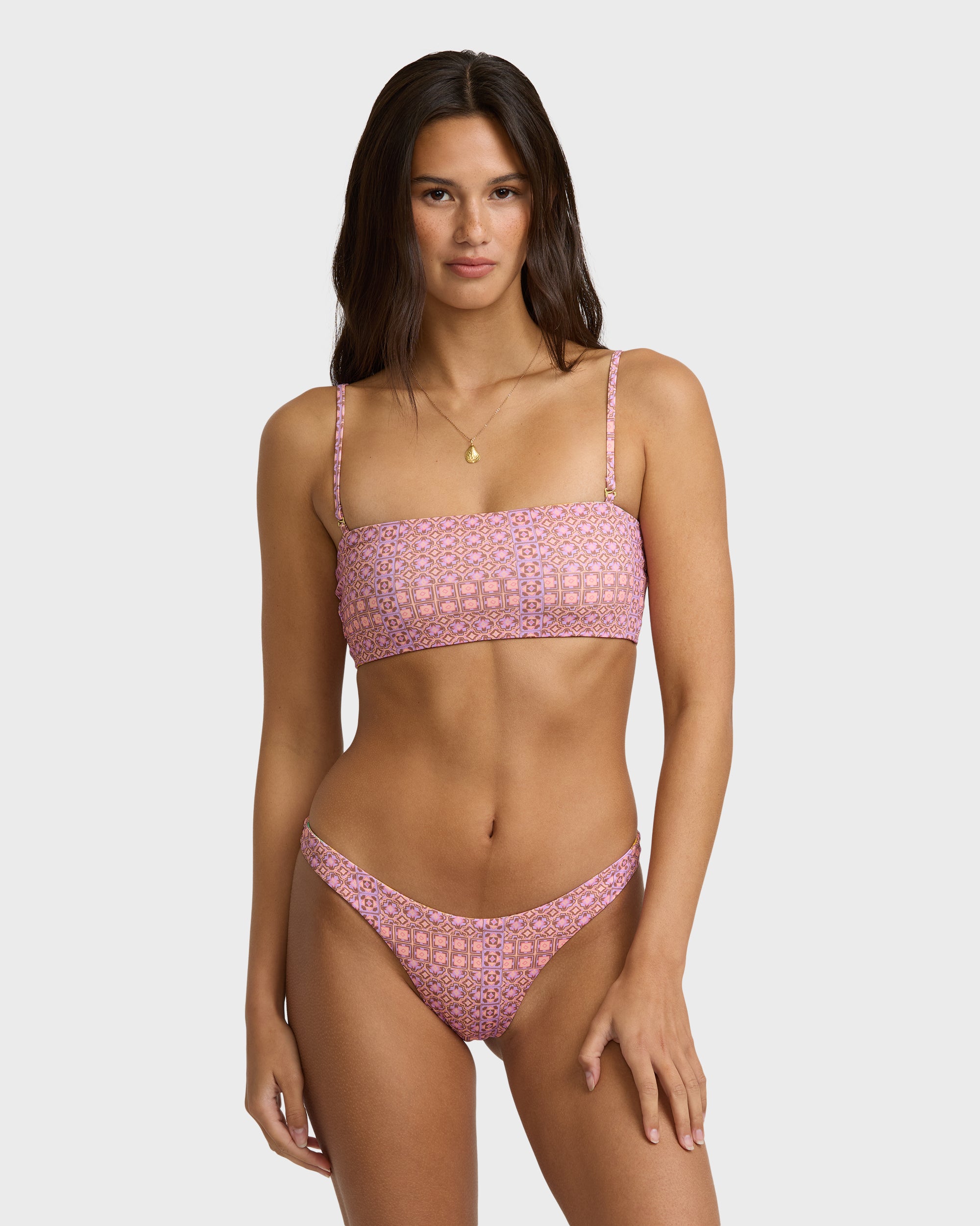 Dreamy Daze Reversible Tiny Bikini Bottoms - Sweet Lilac | Billabong