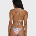Sweet Escape Tie-Side Skimpy Bikini Bottoms - Salt Crystal