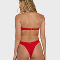 Rising Tide Skimpy Hike Bikini Bottoms - Fiesta Red