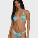 Coastal Cruise Drew Bandeau Bikini Top - Dream Blue