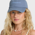 Curved Bill Dad Cap Hat - Blue Smoke