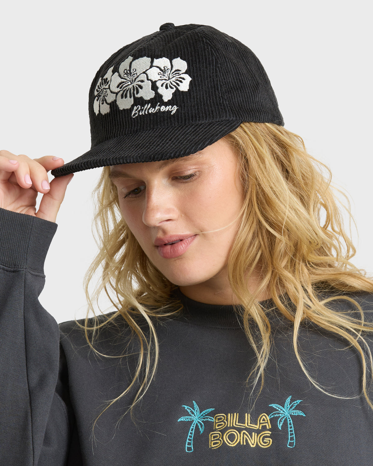 
Grandpa Corduroy 5-Panel Snapback Hat - Black Sands