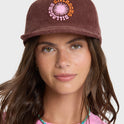 Grandpa Corduroy Snapback Hat - Espresso
