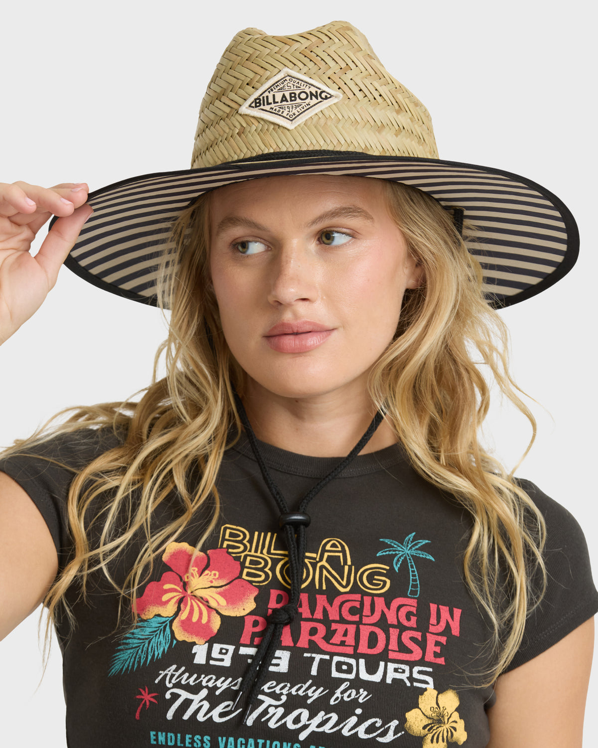 
Tipton Straw Hat - Black Pebble