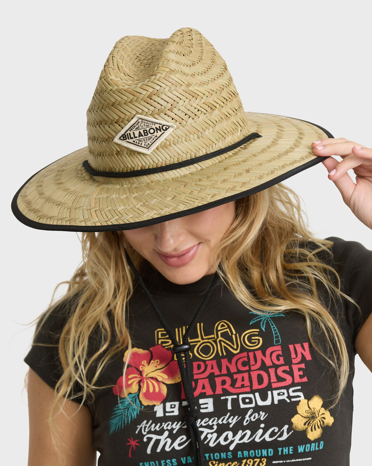 
Tipton Straw Hat - Black Pebble