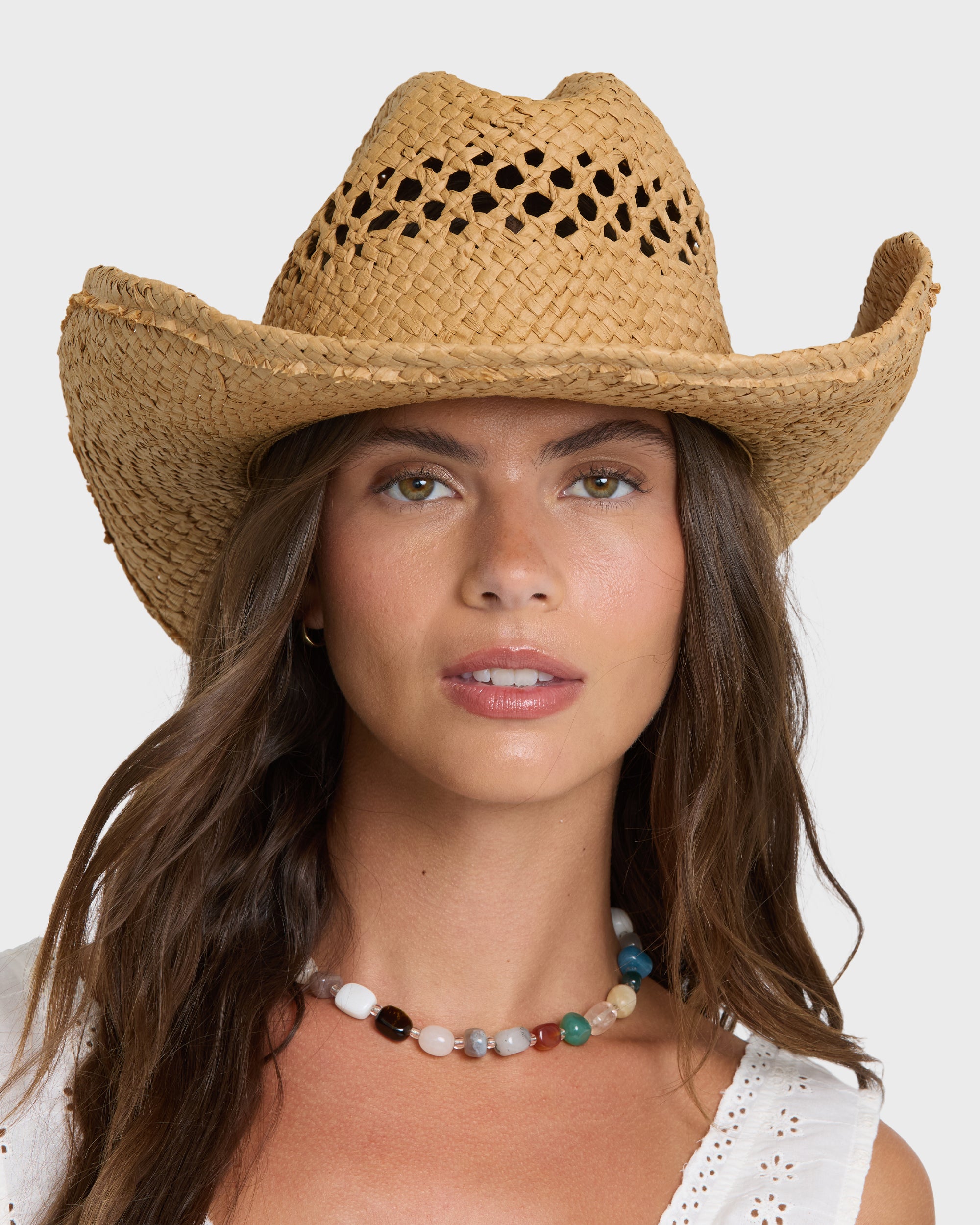 Billabong ミッドレングス 6'10 Wild Waves Wide Brim Straw Hat - Natural | Billabong