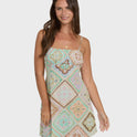 Dreaming Of Sun Mini Dress - Cactus