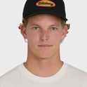 Caution Snapback Hat - Black
