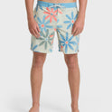 Good Times Lo Tide 17.5" Boardshorts - Blue Fog