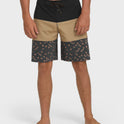Tribong Lo Tide 18" Boardshorts - Khaki