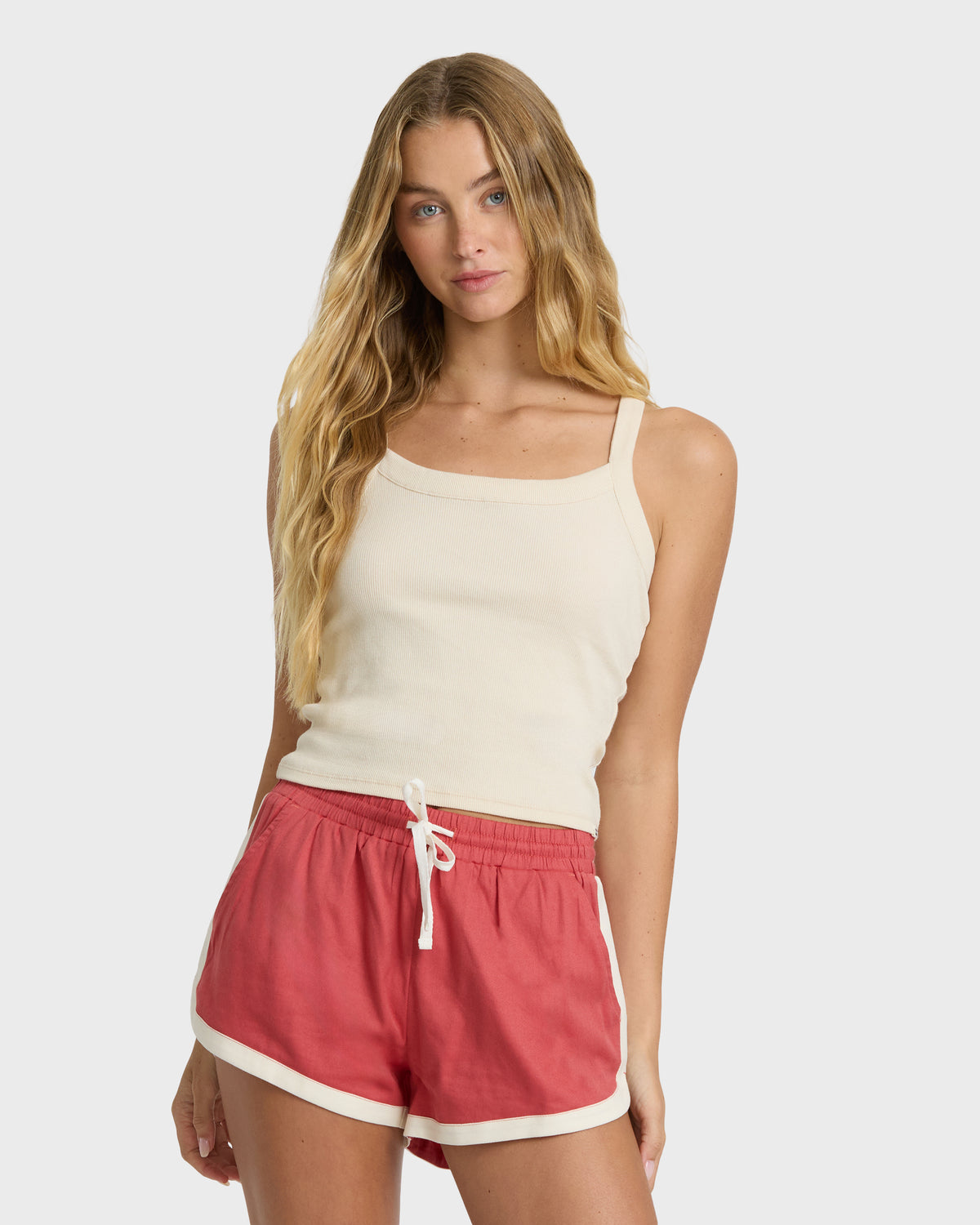 
Road Trippin Twill Shorts - Mineral Red